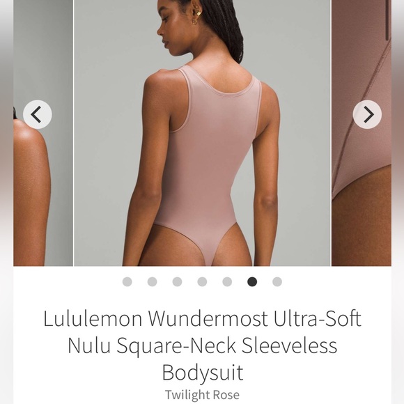 Lululemon Wundermost Ultra-Soft Nulu Square-Neck Sleeveless Bodysuit - Picture 11 of 11